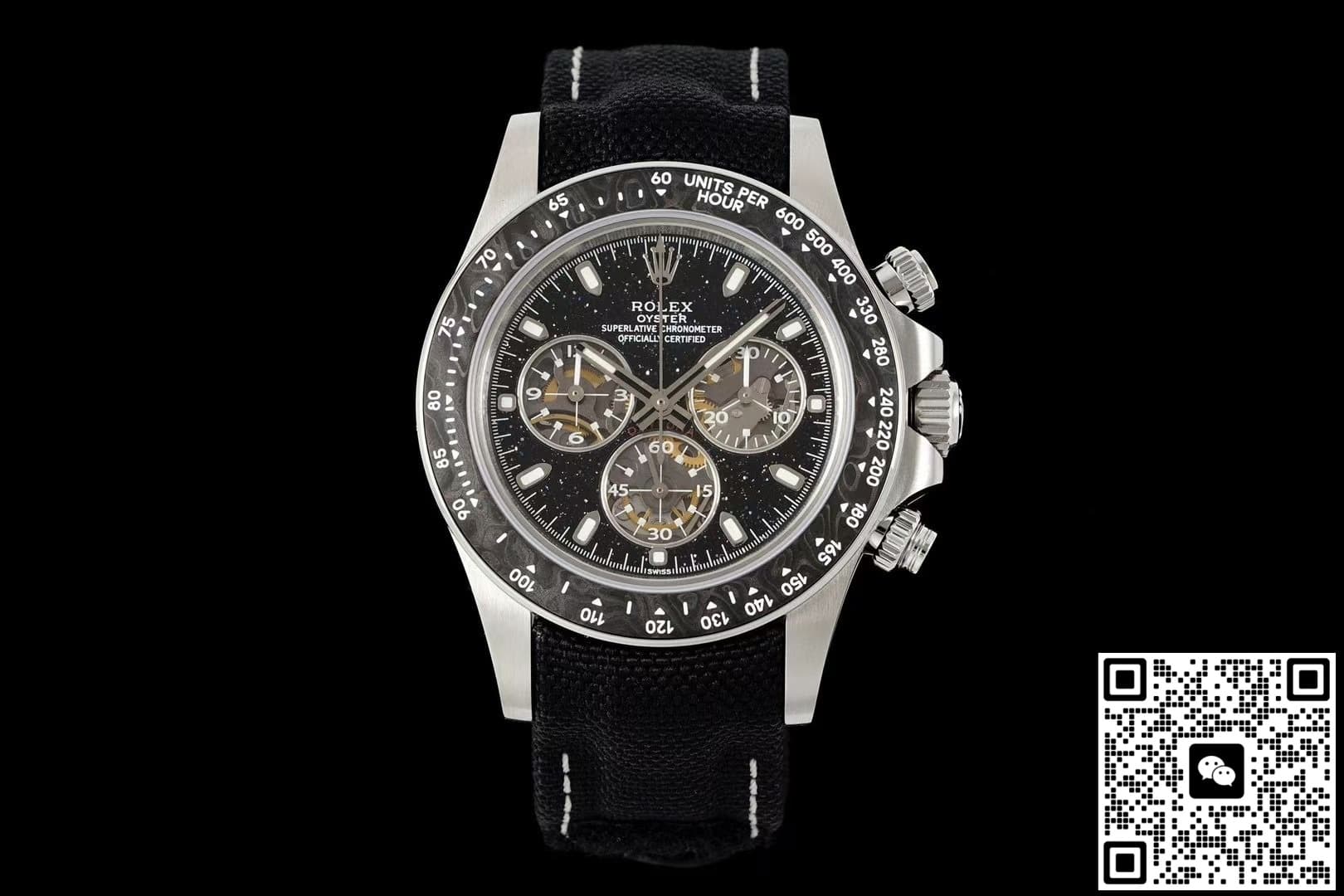 Rolex Daytona DIW Factory Black Strap