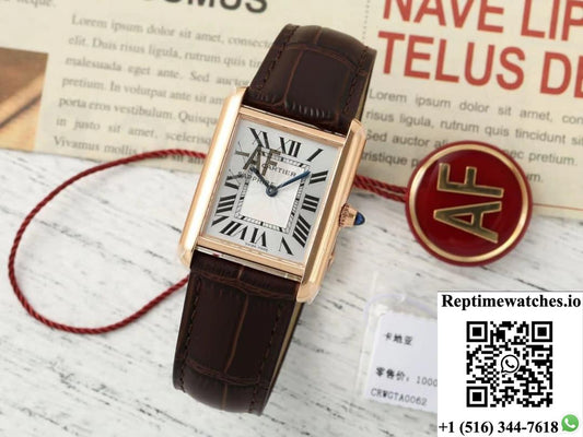 Cartier Tank WGTA0056 AF Factory Mineral Crystal Mirror