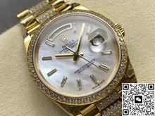 Rolex Day-Date M128348rbr-0071 8+ Factory Diamond Bezel