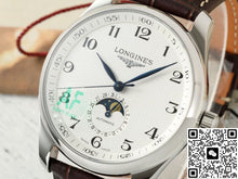 Longines Master Collection L2.919.4.78.3 AF Factory Alligator Leather Strap