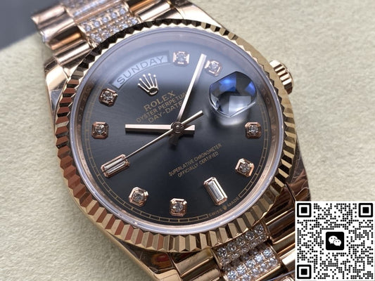 Rolex Day-Date M128235-0051 8+ Factory Diamond Dial