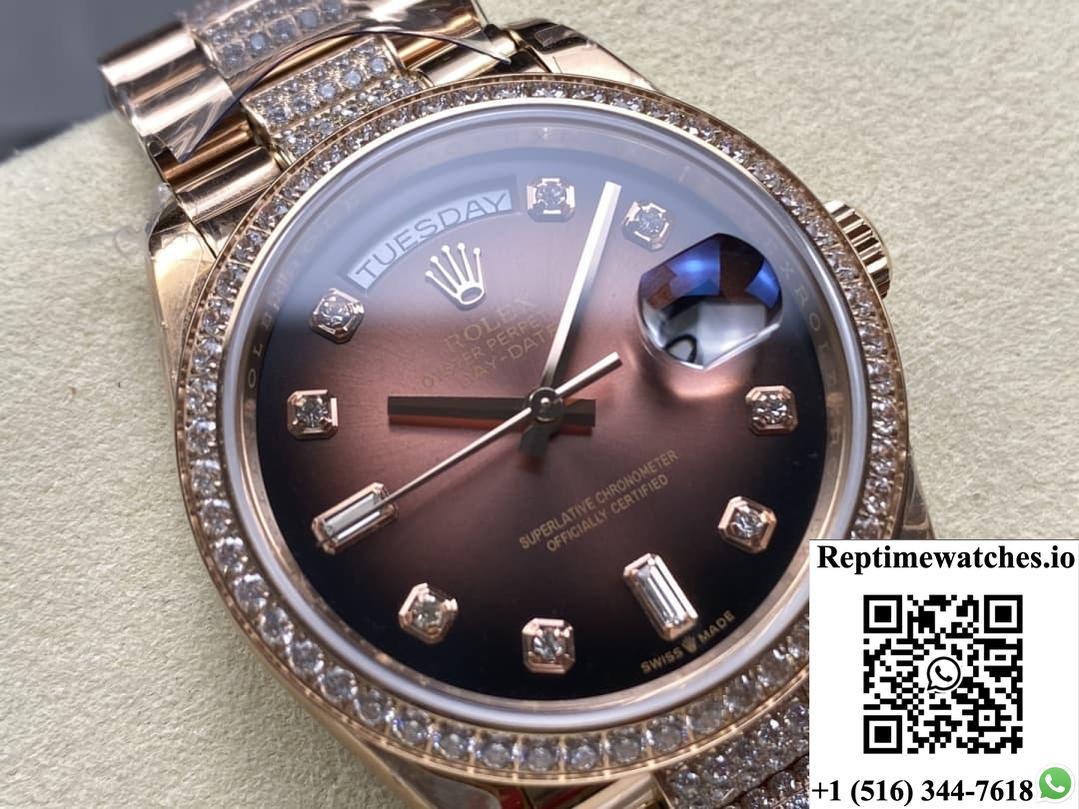 Rolex Day-Date M128345rbr-0041 8+ Factory Week Display