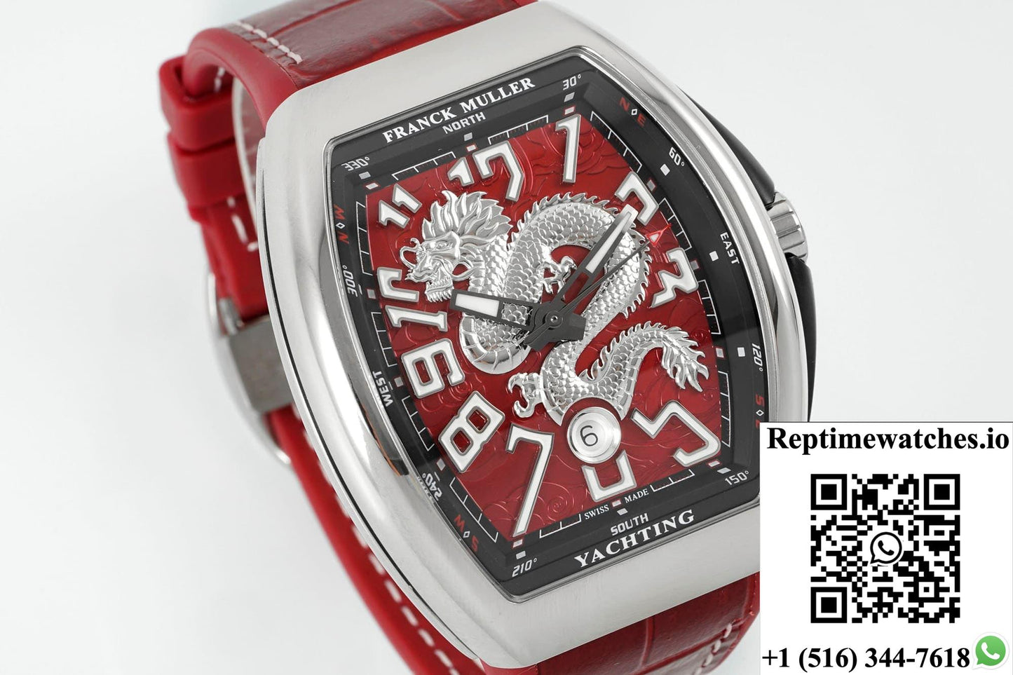 Franck Muller Vanguard ABF factory red strap