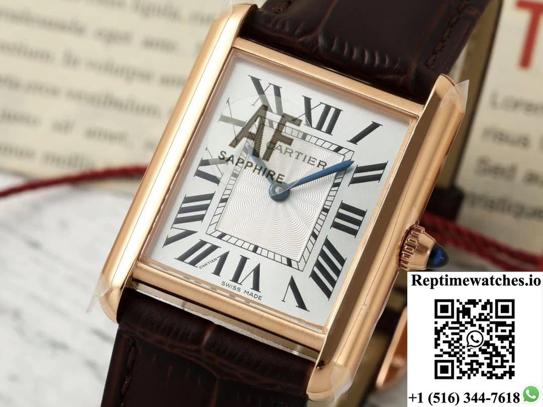 Cartier Tank WGTA0056 AF Factory Mineral Crystal Mirror