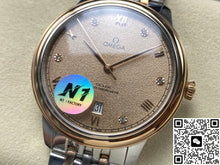 Omega De Ville 424.20.40.20.08.002 N1 factory gold color bezel