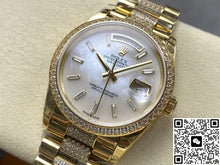 Rolex Day-Date M128348rbr-0071 8+ Factory Diamond Bezel