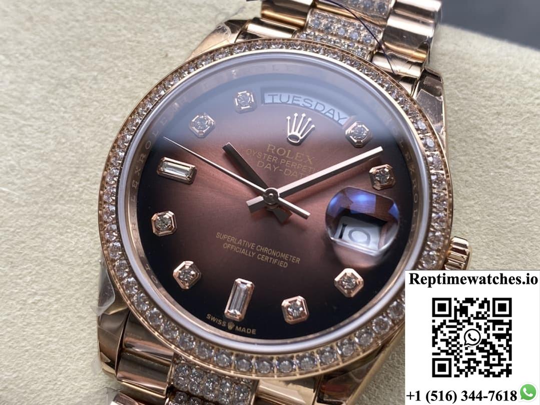 Rolex Day-Date M128345rbr-0041 8+ Factory Week Display