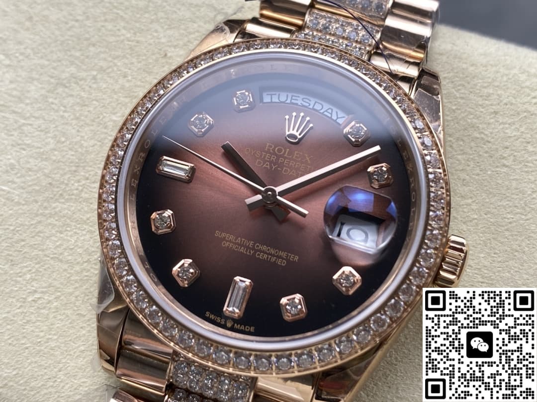 Rolex Day-Date M128345rbr-0041 8+ Factory Week Display