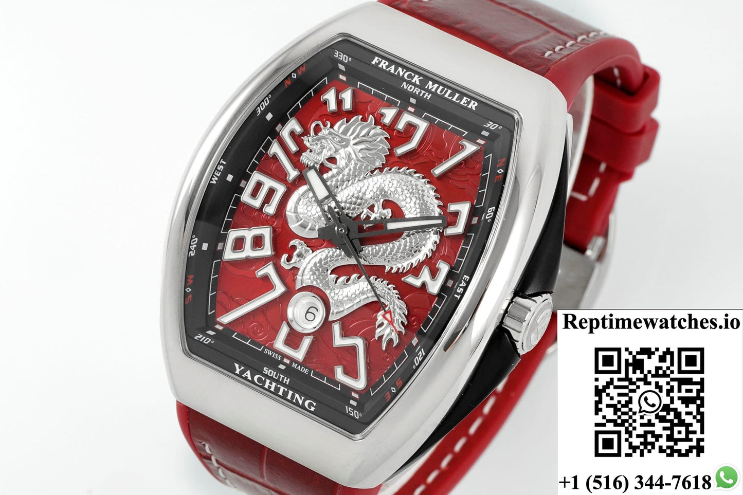 Franck Muller Vanguard ABF factory red strap