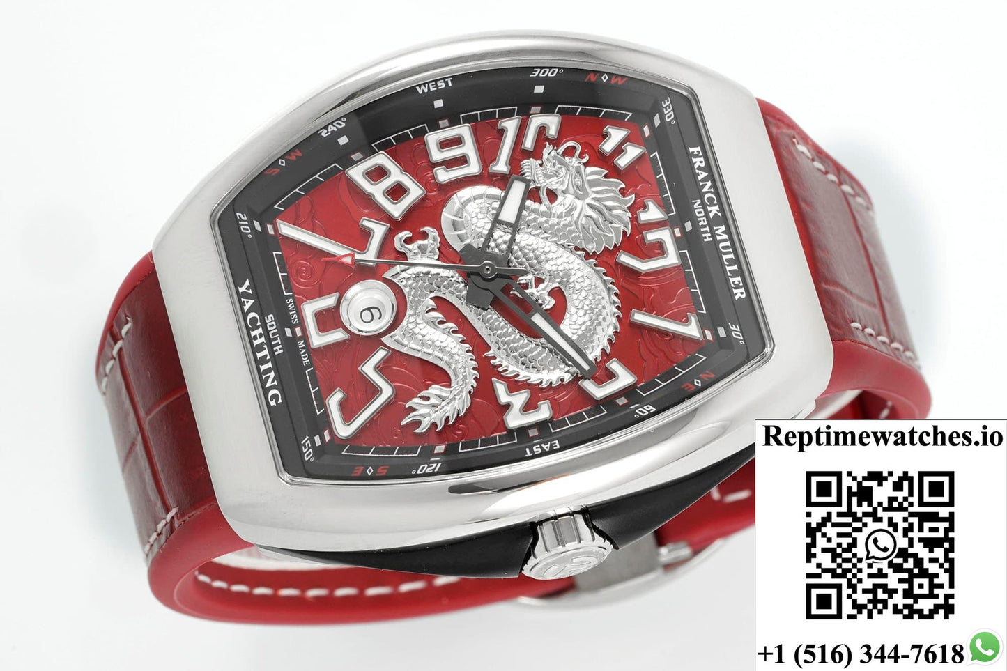 Franck Muller Vanguard ABF factory red strap