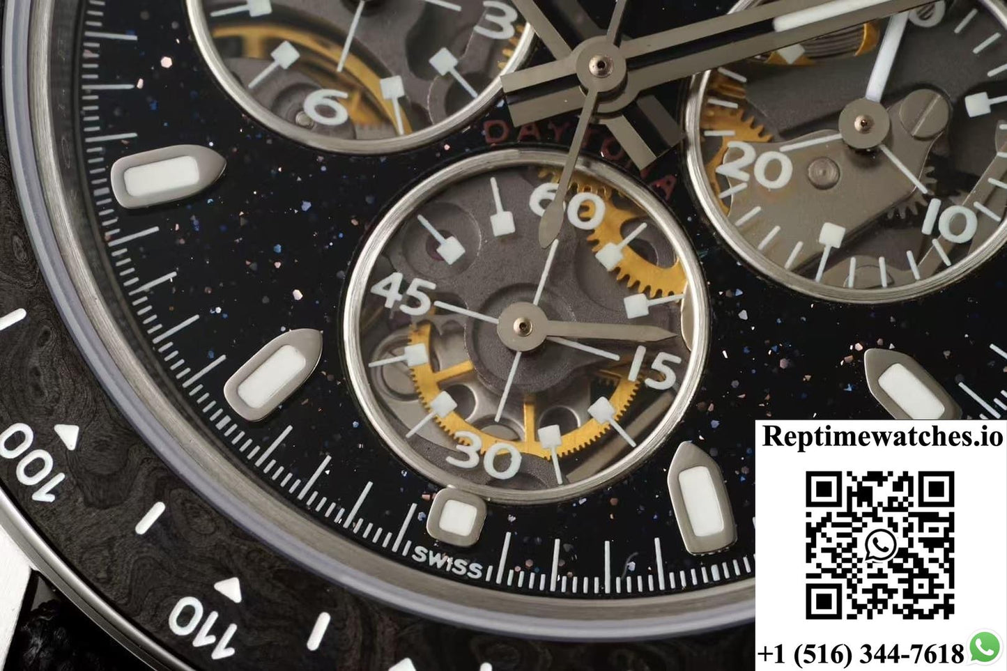 Rolex Daytona DIW Factory Black Strap