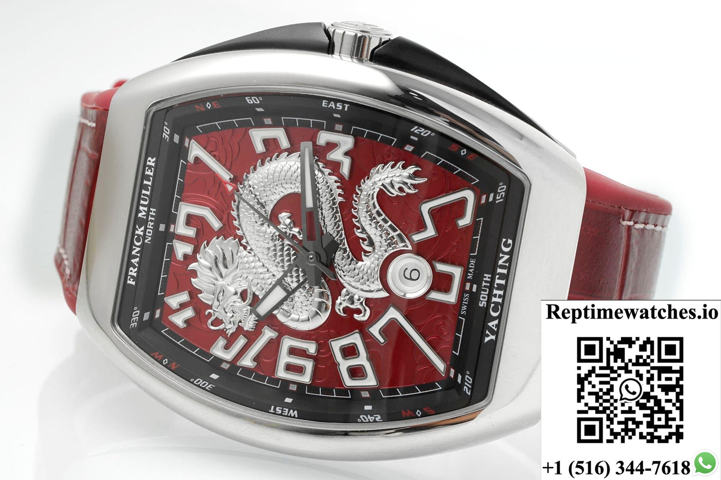Franck Muller Vanguard ABF factory red strap