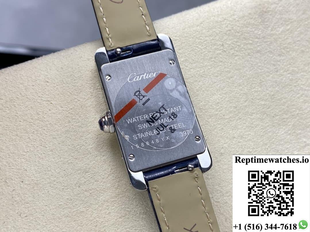 Cartier Tank WSTA0082 8848 Factory Diamond Crown