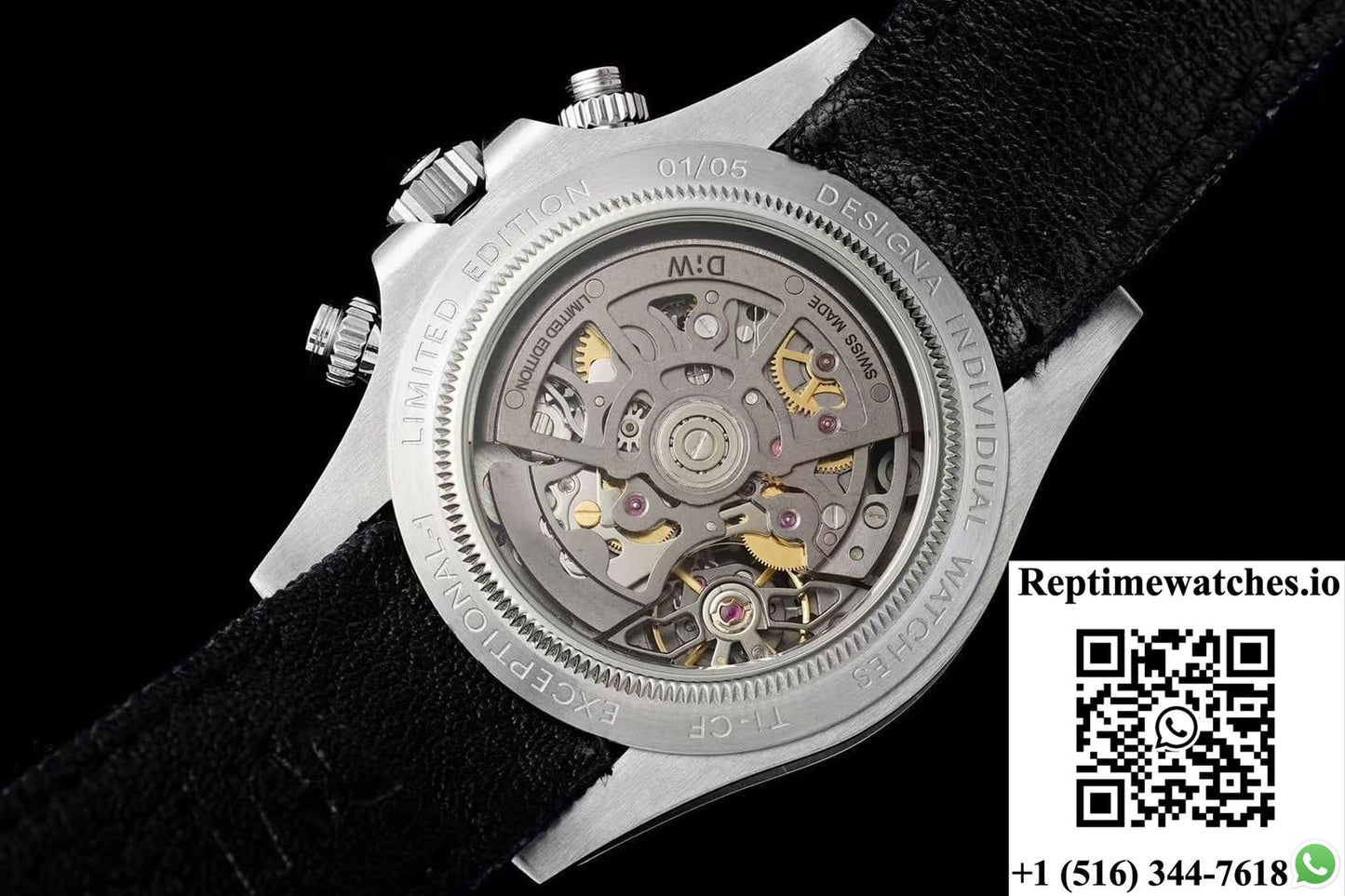 Rolex Daytona DIW Factory Black Strap