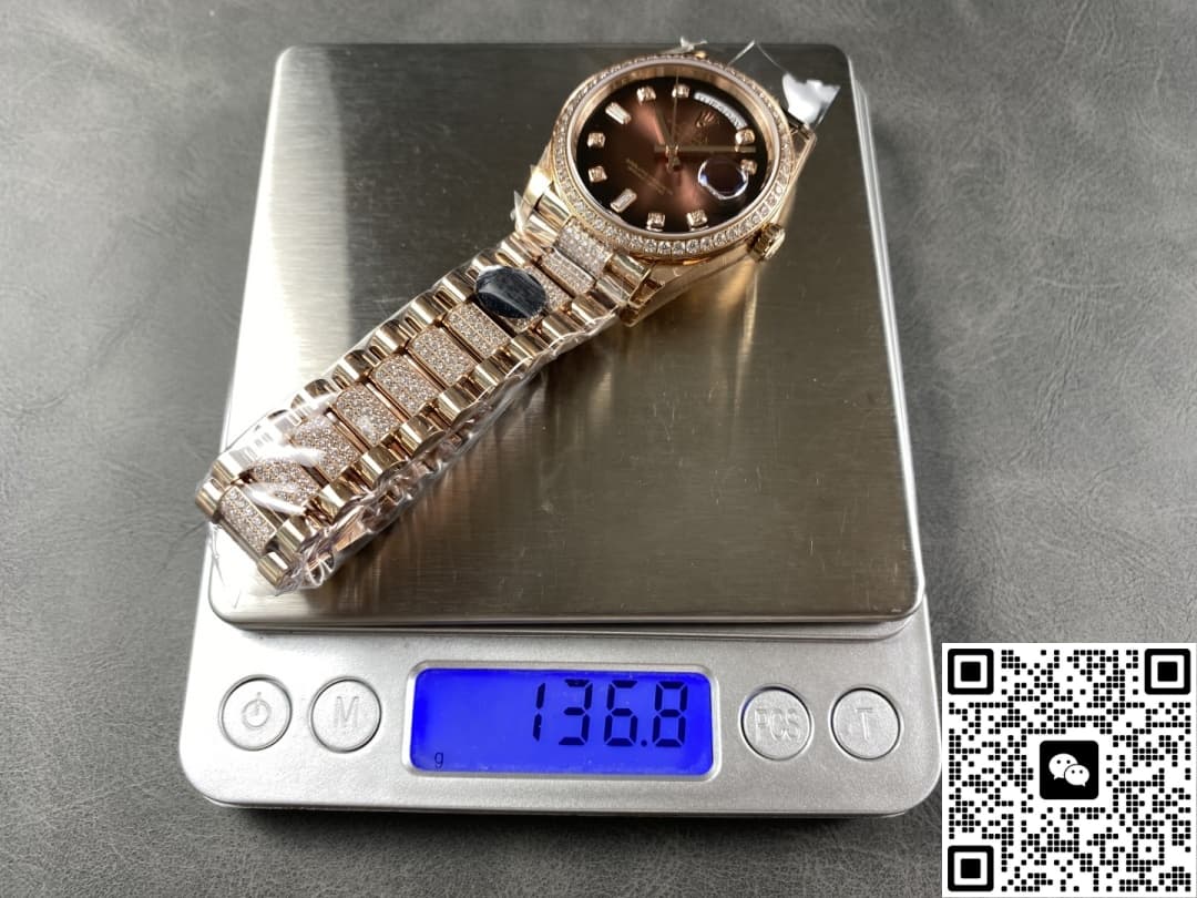 Rolex Day-Date M128345rbr-0041 8+ Factory Week Display