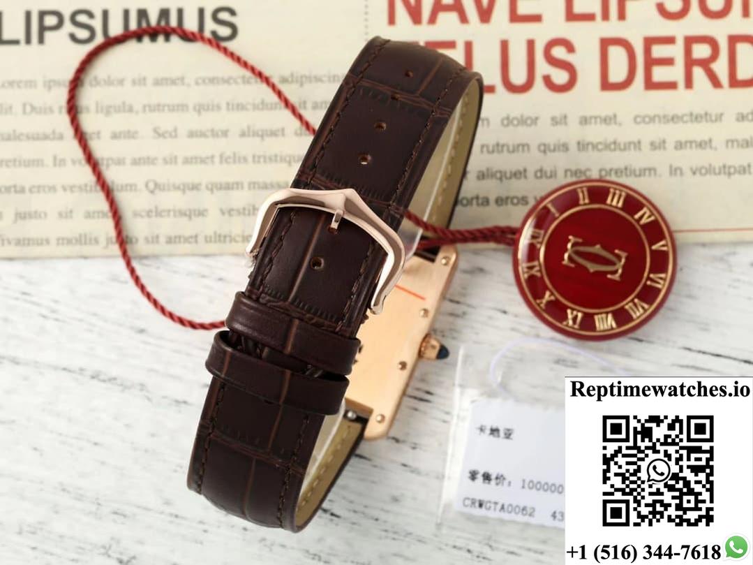 Cartier Tank WGTA0056 AF Factory Mineral Crystal Mirror