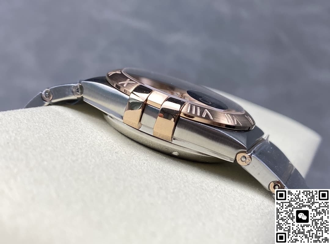 Omega Constellation 123.20.38.22.02.001 OM Factory Stainless Steel Bezel