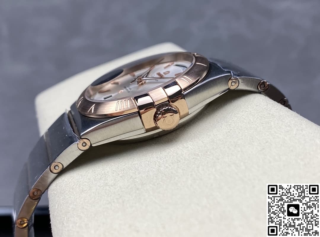 Omega Constellation 123.20.38.22.02.001 OM Factory Stainless Steel Bezel