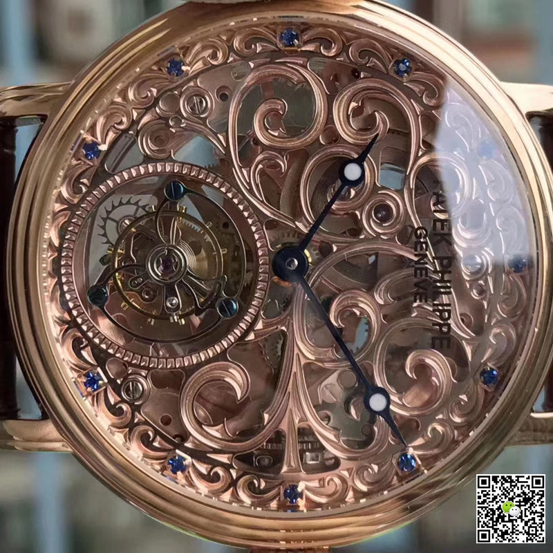Patek Philippe Tourbillon Rose Gold Skeleton Dial
