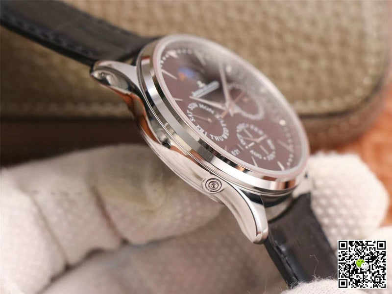 Jaeger-LeCoultre Master Ultra Thin Moon Perpetual Calendar 1308470 V9 Factory Black Dial