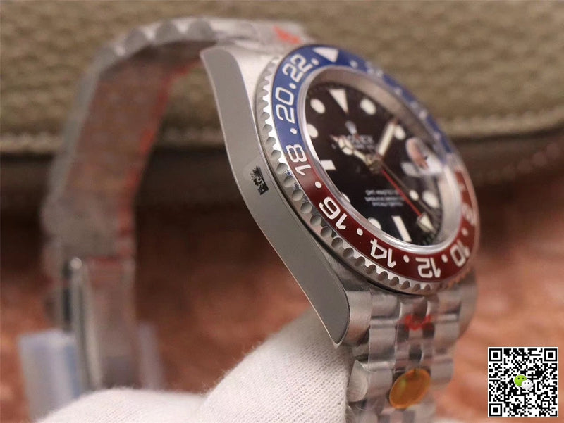 Rolex GMT Master II 126710BLRO-0001 Noob Factory Black Dial