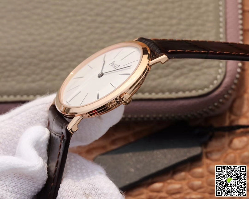 Piaget Altiplano Mecanique P10584 G0A31114 MKS Factory Rose Gold White Dial