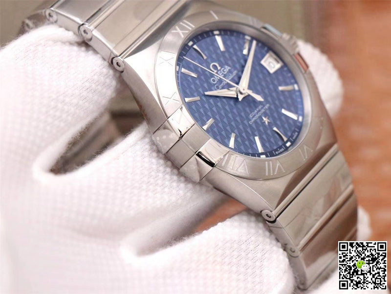 Omega Constellation Co-Axial 38MM 123.10.38.21.03.001 VS Factory Blue Dial