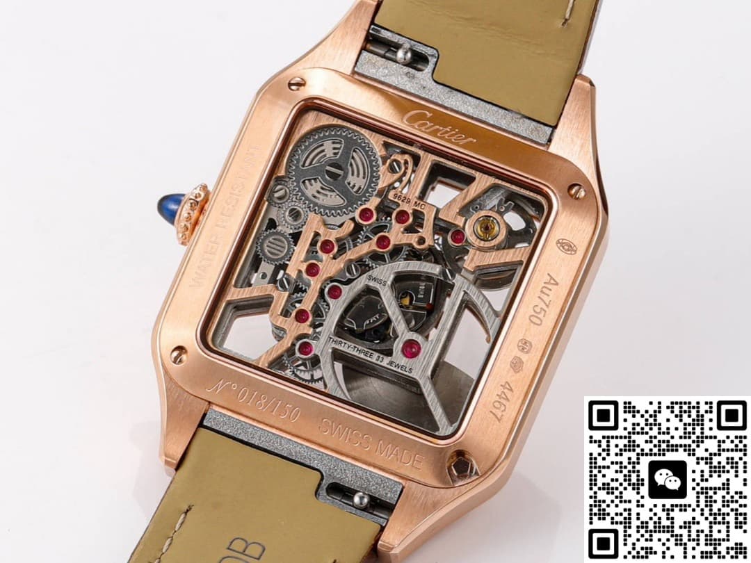 Cartier Santos WHSA0030 CLG Factory Rose Gold Buckle