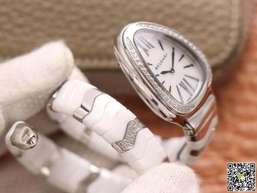 Bvlgari Serpenti BV Factory Stainless Steel Diamond Case