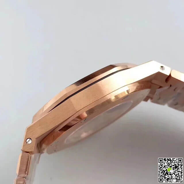 Audemars Piguet Royal Oak 15400OR.OO.1220OR.03 JF Factory Rose Gold Blue Dial