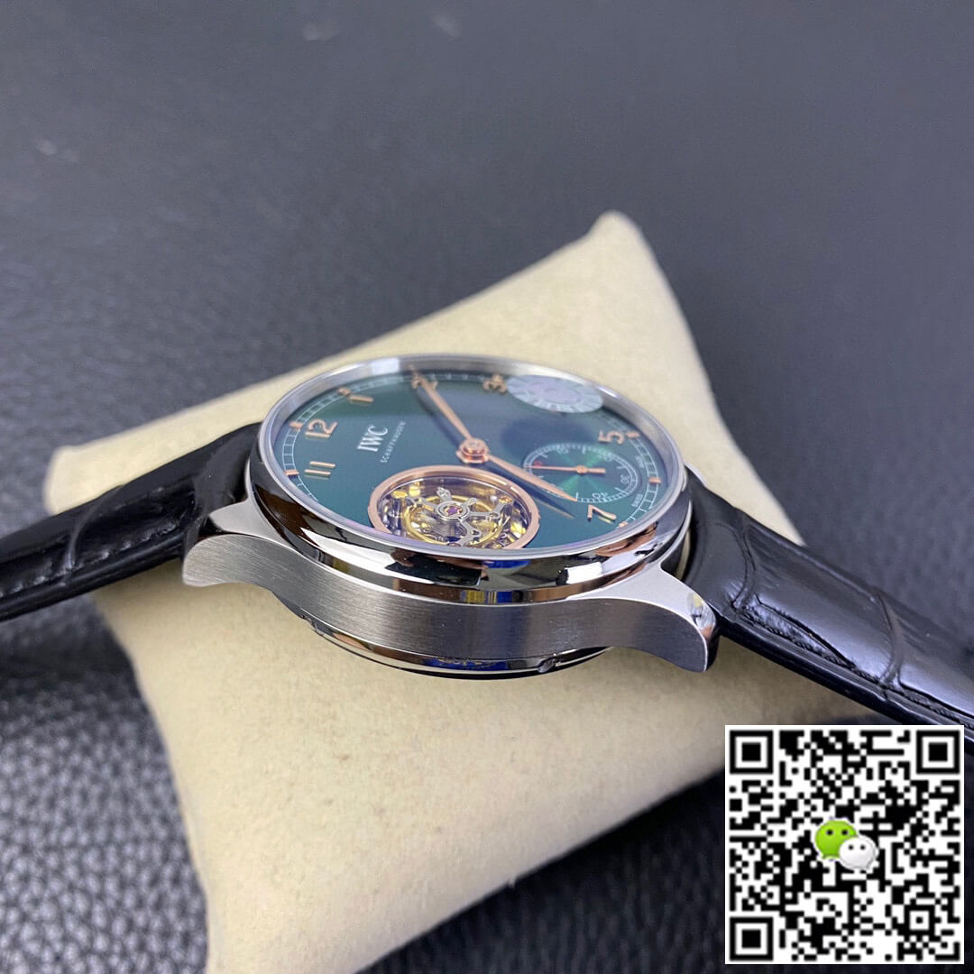 IWC Portuguese ZF Factory Tourbillon Green Dial