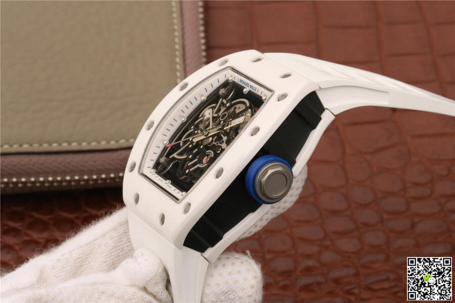 Richard Mille RM055 KV Factory White Ceramic Case