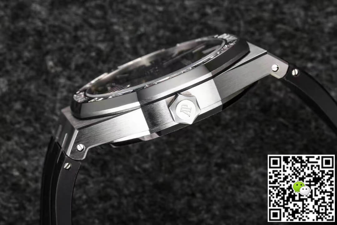 Audemars Piguet Royal Oak Tourbillon R8 Factory V3 Black Rubber Strap