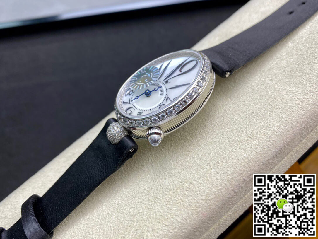Breguet Reine De Naples 8928BB/5W/944/DD0D3L ZF Factory Diamond-set Bezel