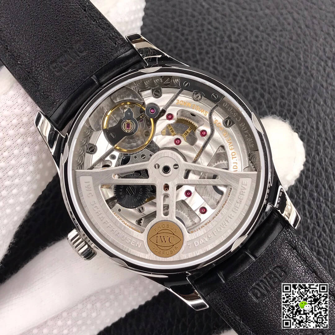 IWC Portugieser IW500714 YL Factory Burgundy Red Dial