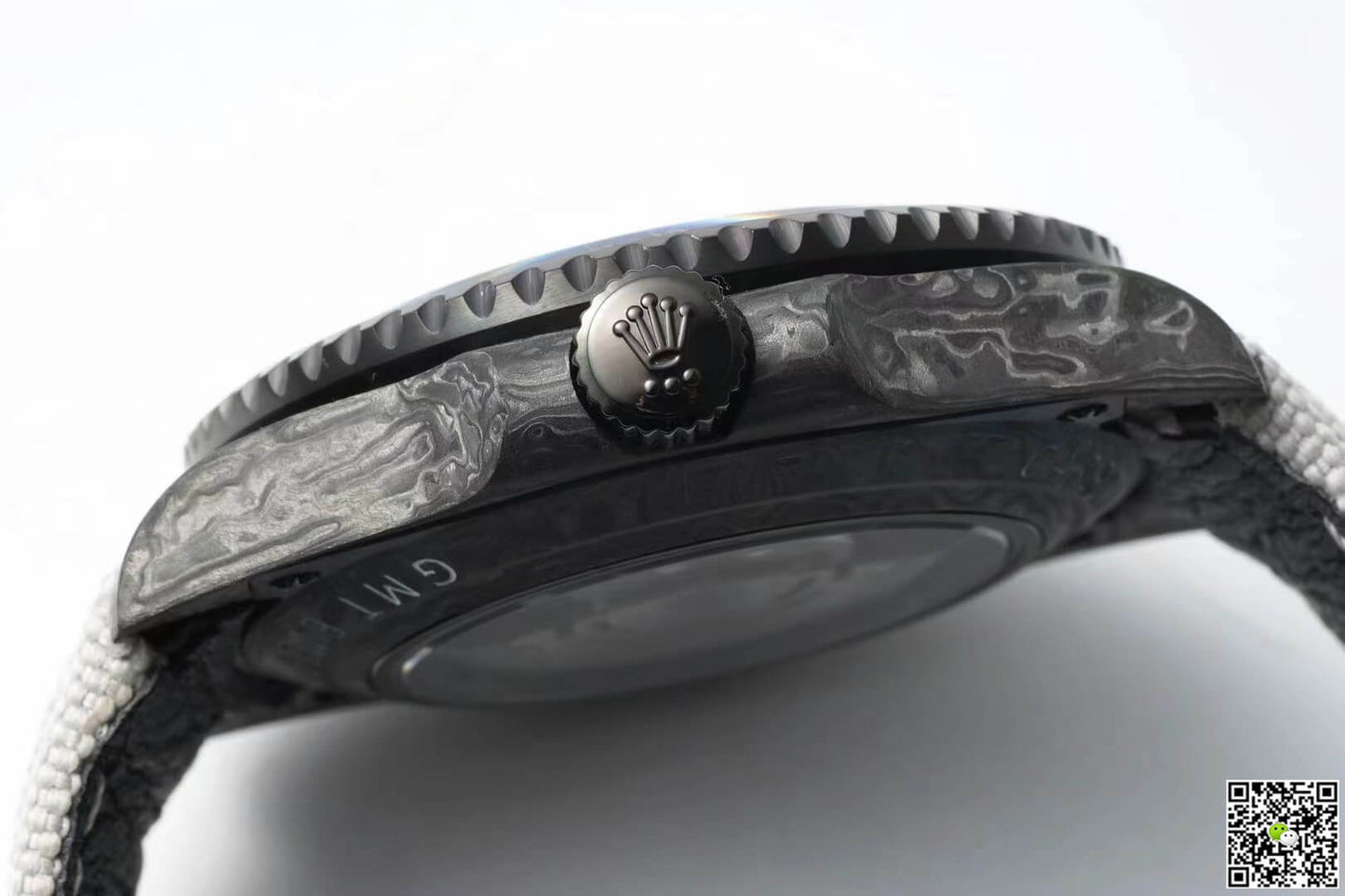 Rolex GMT-MASTER II Diw Carbon Fiber Dial Fabric Strap