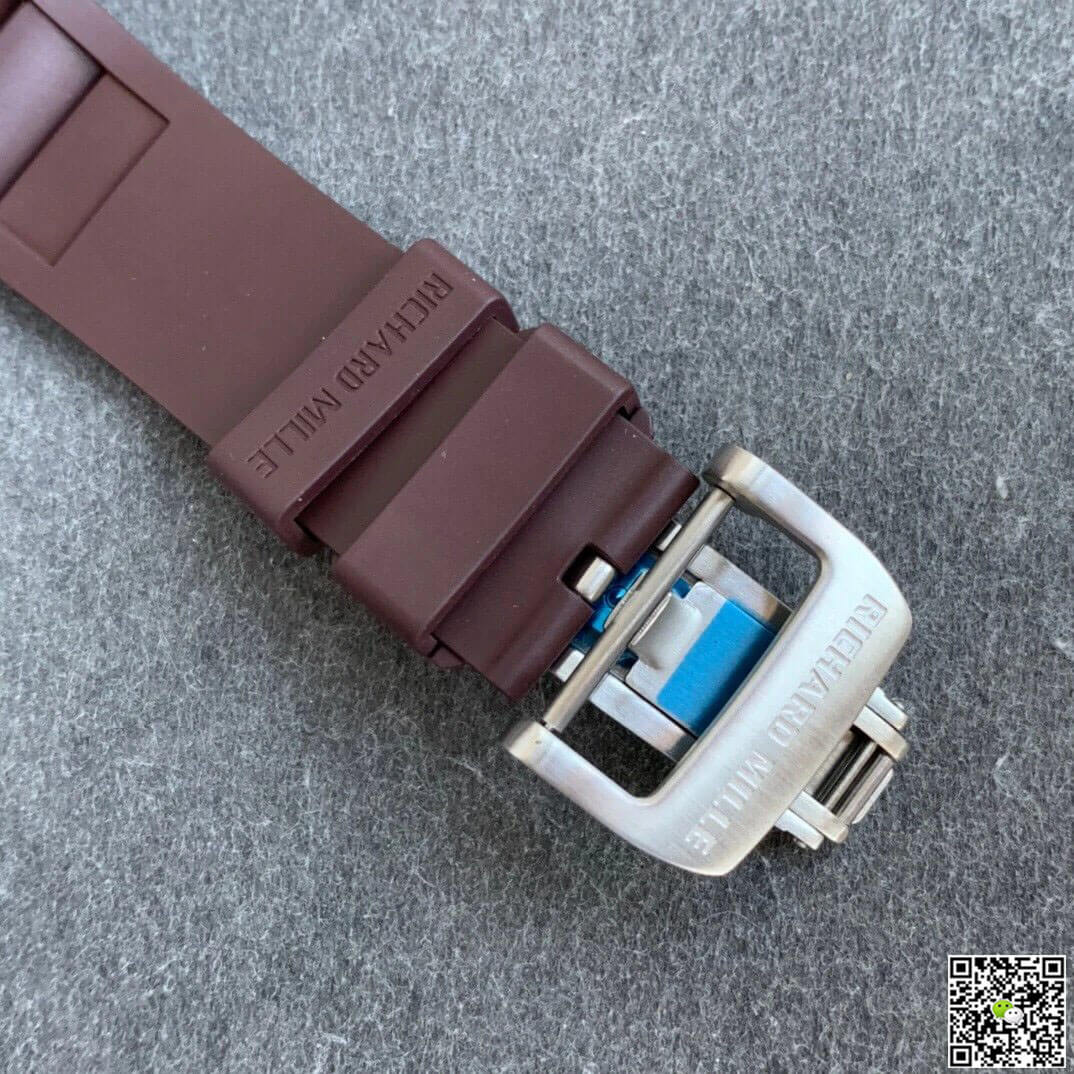 Richard Mille RM11 KV Factory Titanium Brown Strap