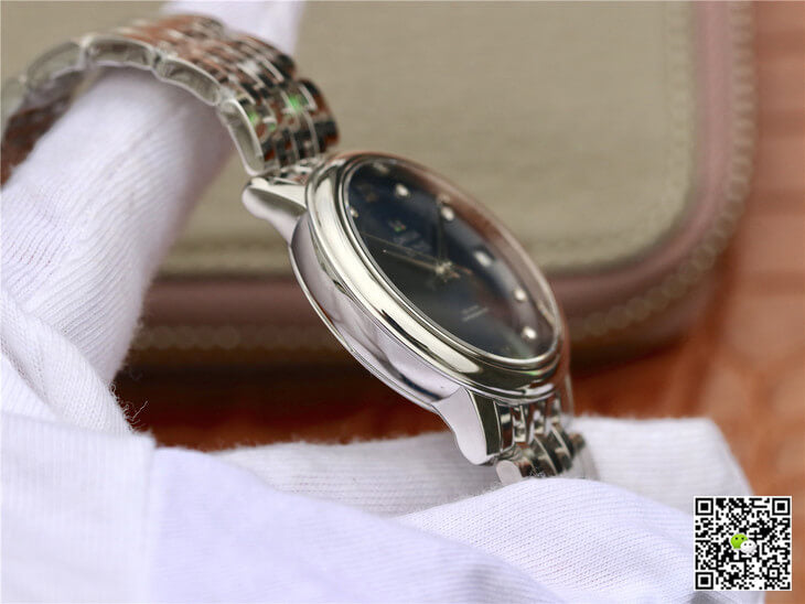 Omega De Ville 424.10.33.20.53.001 MKS Factory Diamond Blue Dial