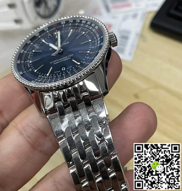 Breitling Navitimer 1 A17326161C1A1 V7 Factory Blue Dial