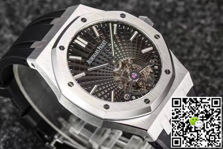Audemars Piguet Royal Oak Tourbillon R8 Factory V3 Black Strap