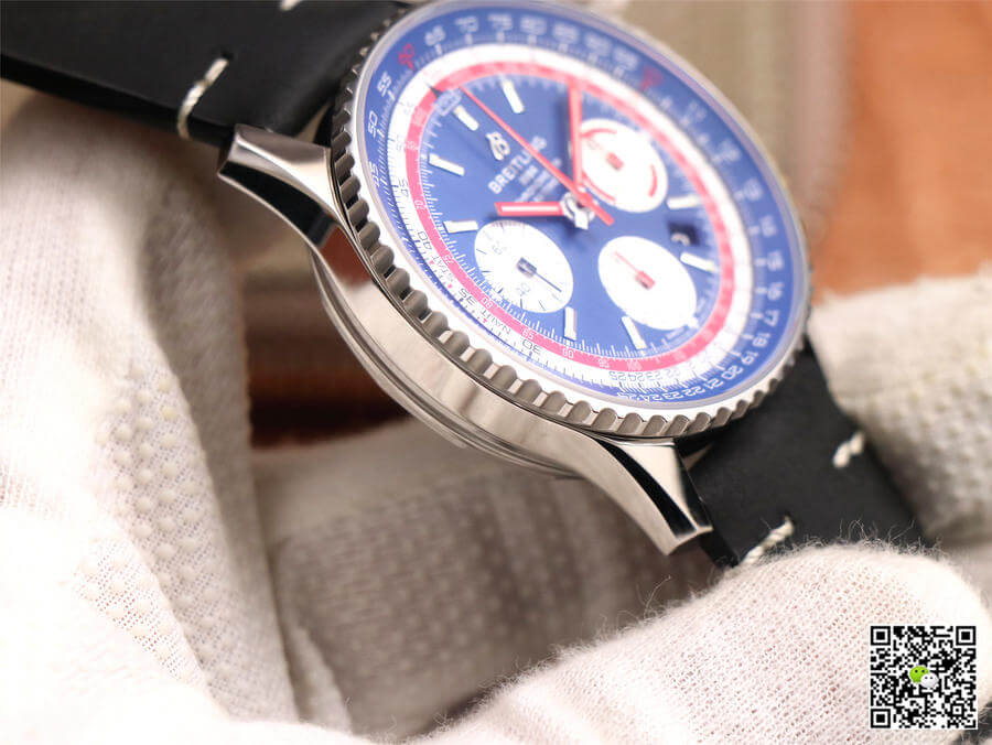Breitling Navitimer 1 B01 Chronograph 43 Pan Am Edition AB01212B1C1A1 V9 Factory Blue Dial