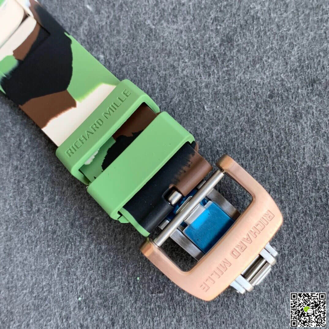 Richard Mille RM11 KV Factory Rose Gold Camouflage Strap