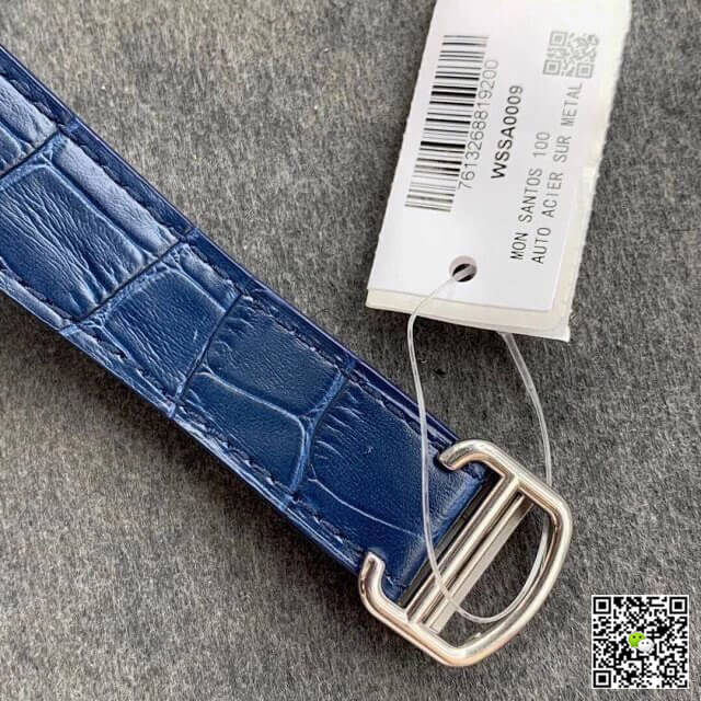 Cartier Santos WSSA0030 V6 Factory Blue Dial