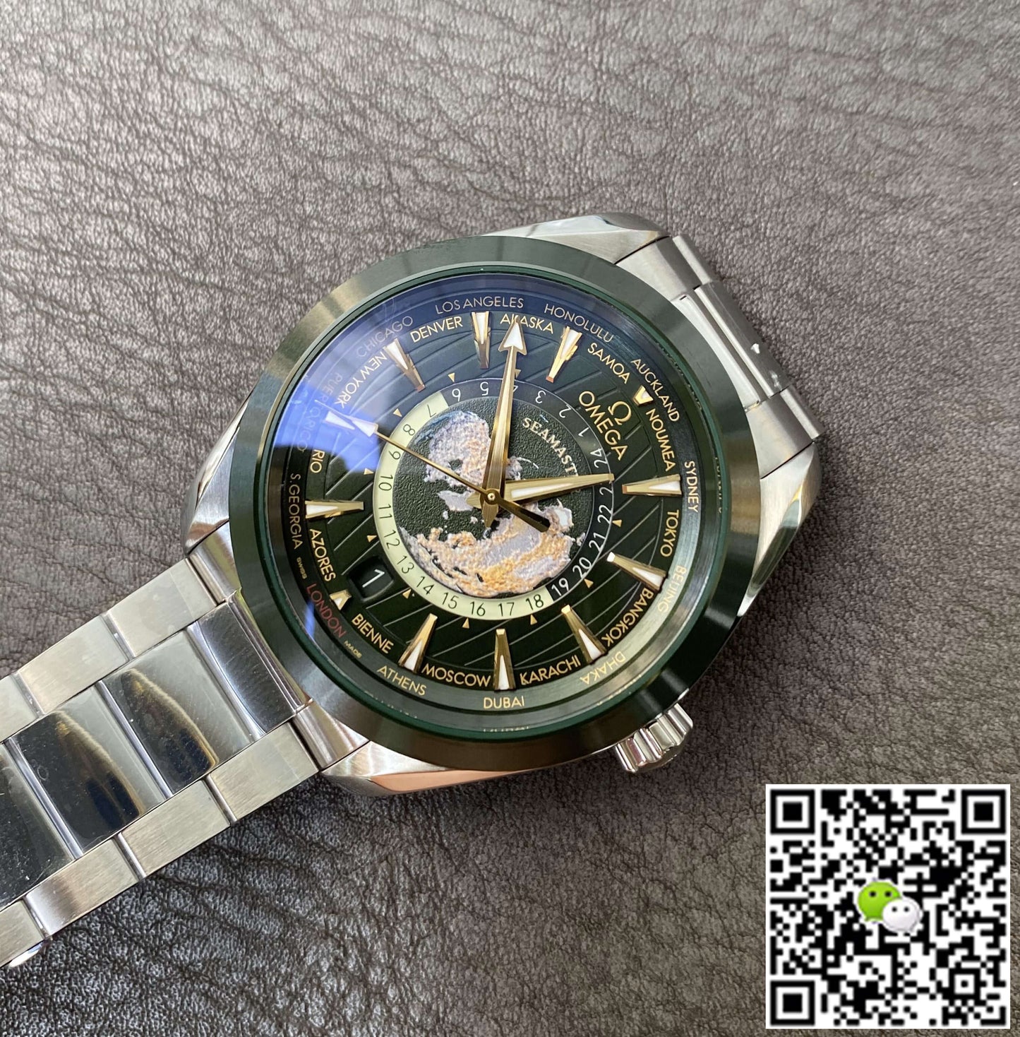 Omega Seamaster 220.30.43.22.10.001 VS Factory Green Dial