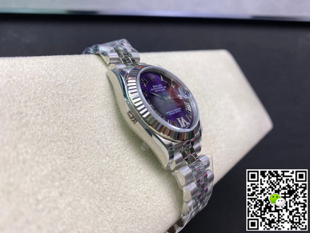 Rolex Datejust M178274-0088 31MM EW Factory Purple Dial