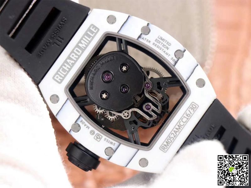 Richard Mille RM052-01 Tourbillon JB Factory White Ceramic
