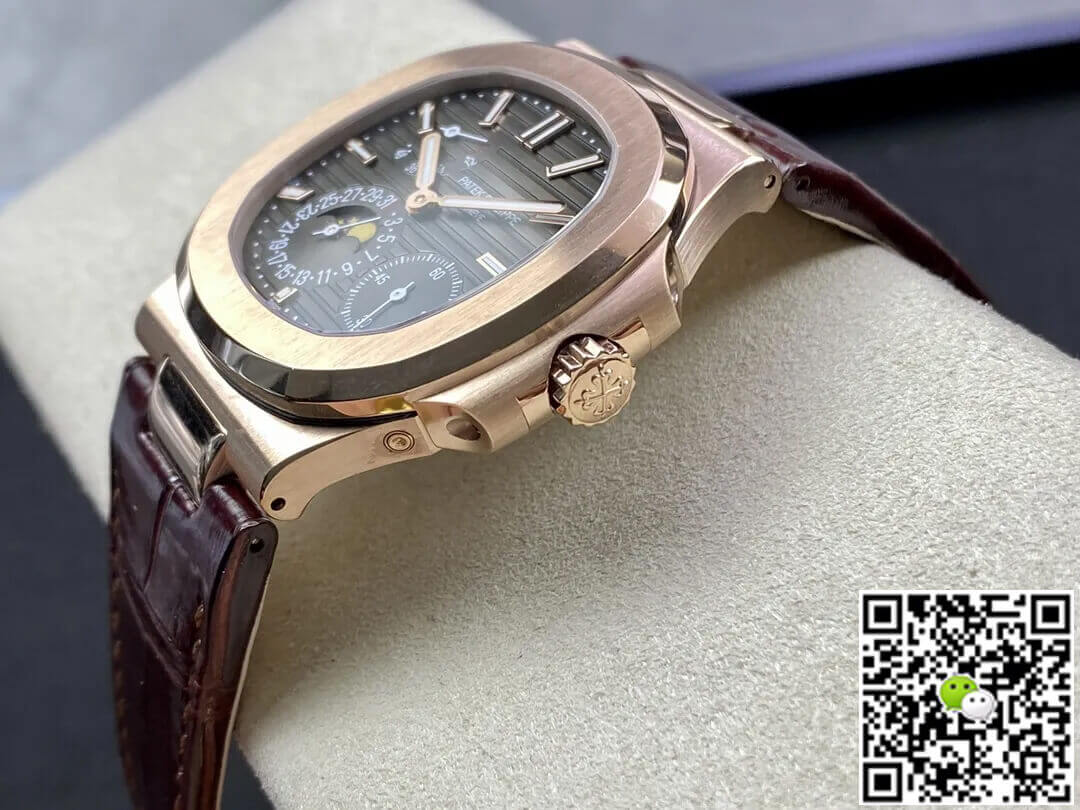 Patek Philippe Nautilus 5712 ZF Factory Brown Leather Strap