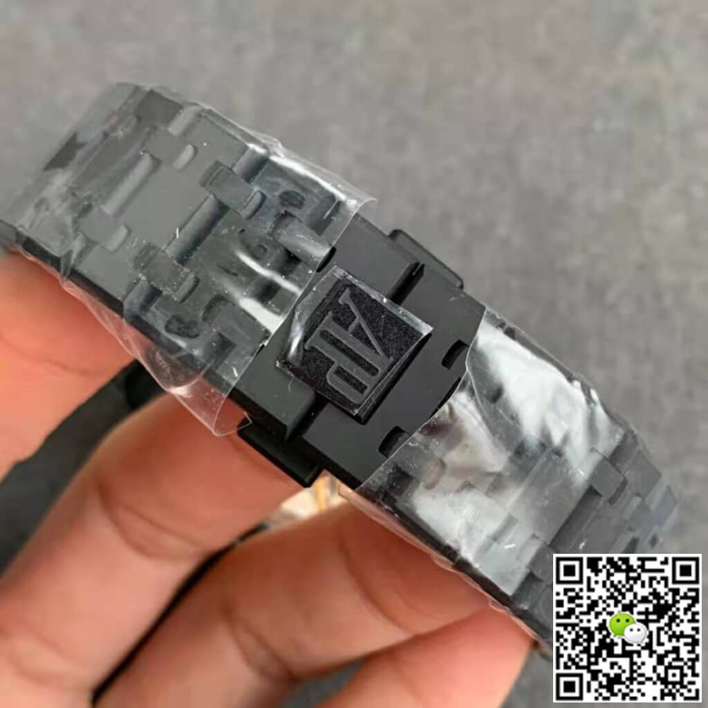 Audemars Piguet Royal Oak 15500 DLC Version ZF Factory Frosted Black Dial