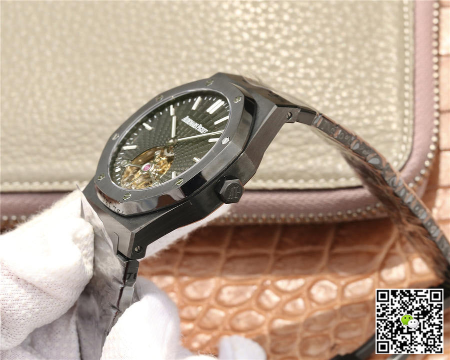 Audemars Piguet Royal Oak Tourbillon Extra Thin 26522CE.OO.1225CE.01 R8 Factory Black Dial