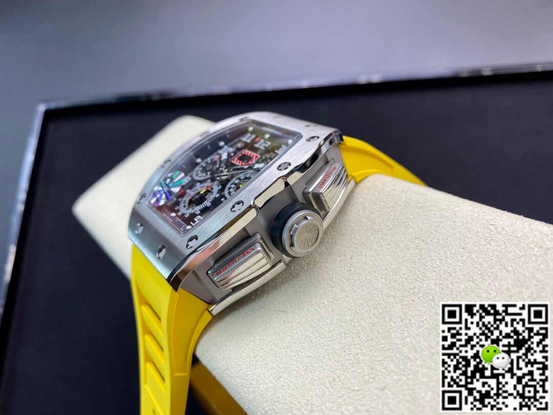 Richard Mille RM11 KV Factory Titanium Yellow Strap